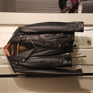 Milwaukee Leather Biker Jacket sz M